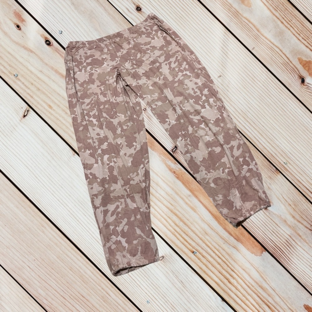 Soma L pink tan camo cool nights pajama pants